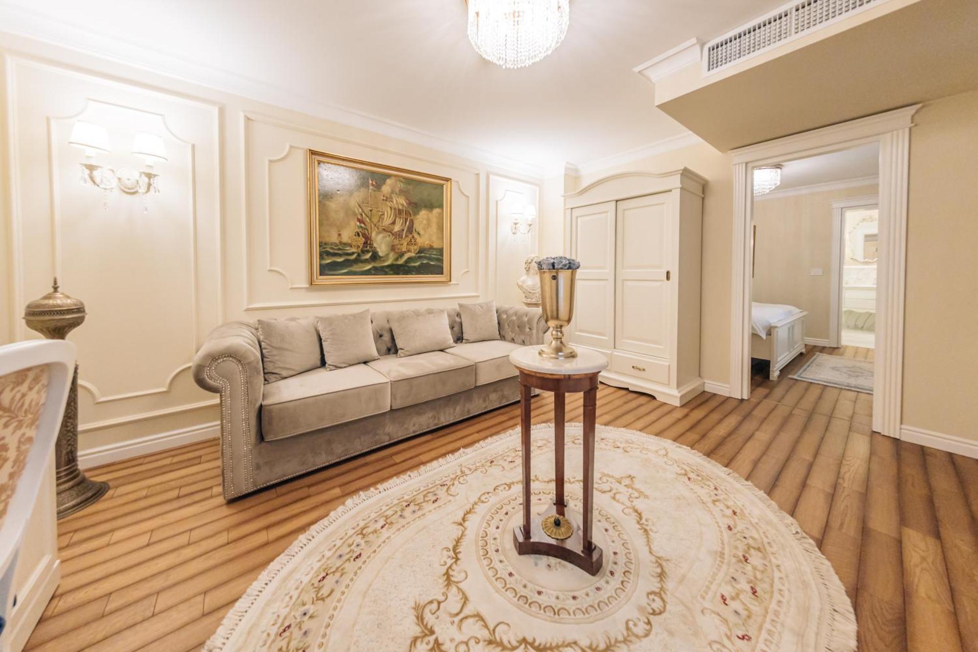 Grant Boutique Hotel Арад Экстерьер фото A 3D rendering of a living room
